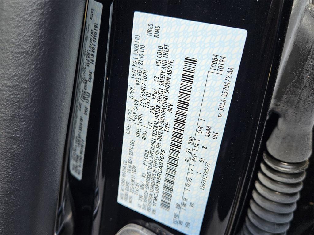 used 2024 Ford Escape car, priced at $24,224