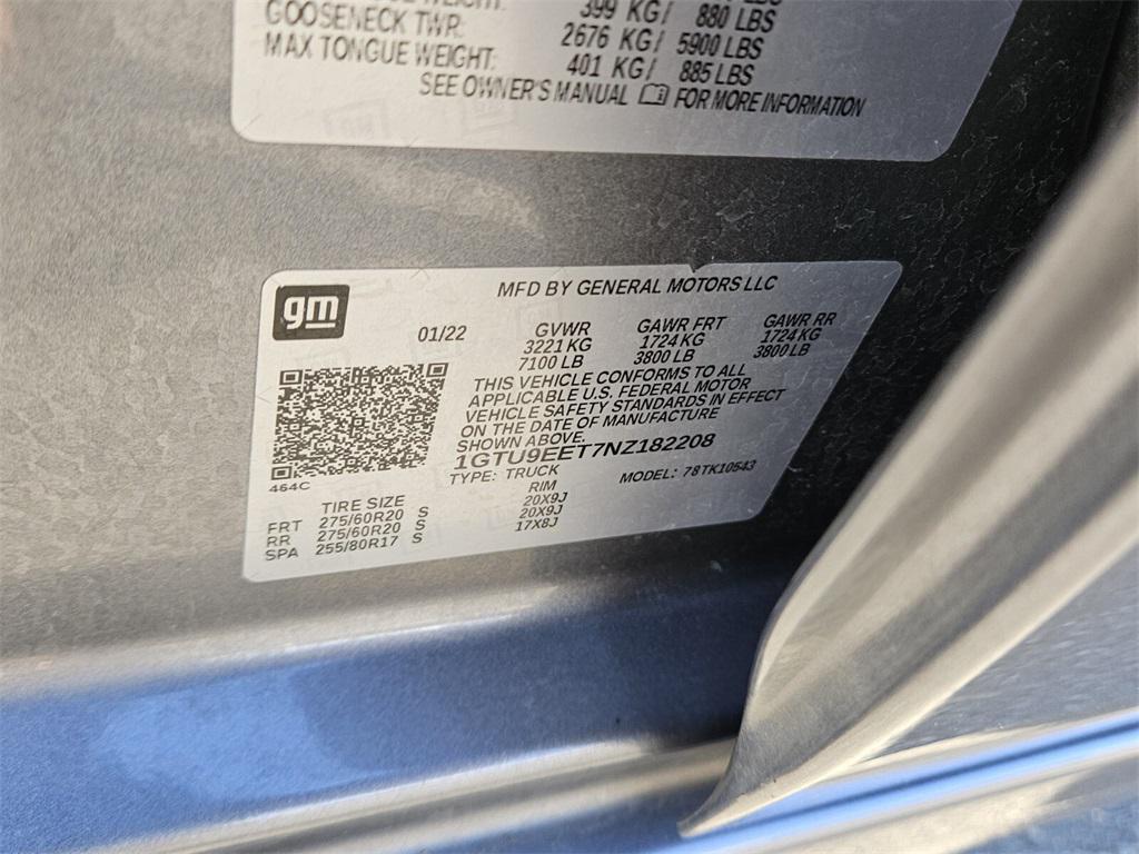 used 2022 GMC Sierra 1500 car, priced at $43,250