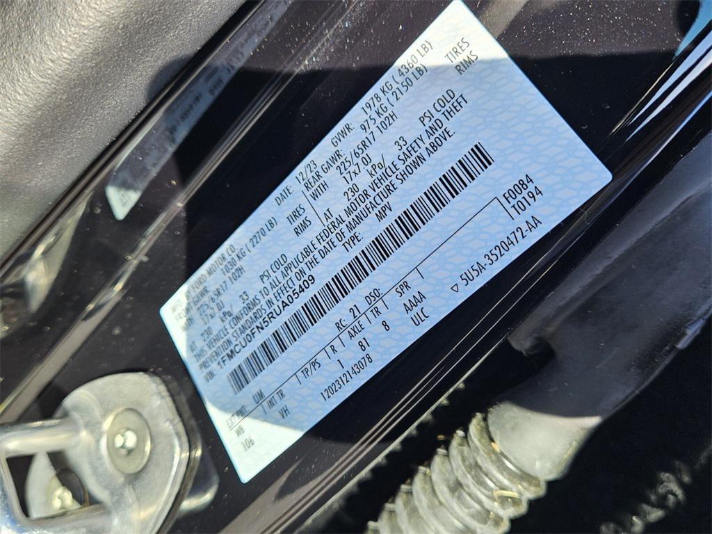 used 2024 Ford Escape car, priced at $24,224