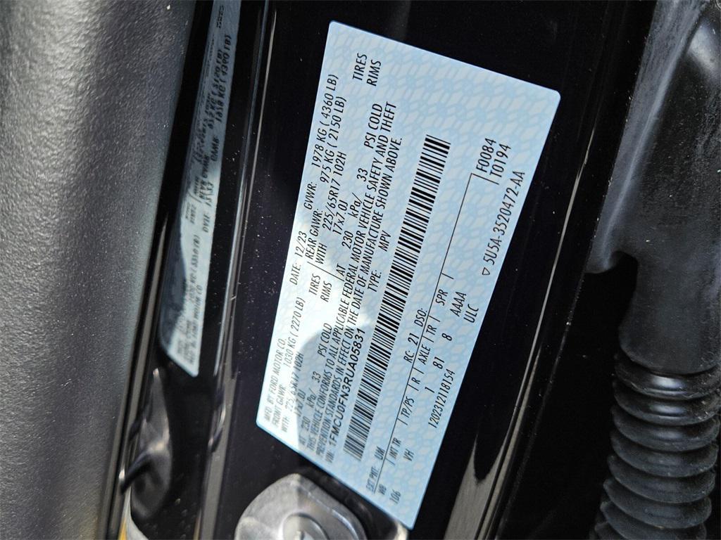 used 2024 Ford Escape car, priced at $24,224