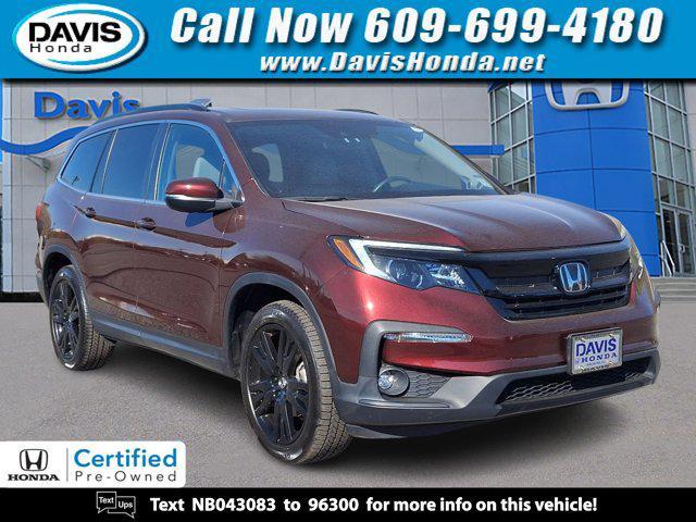 used 2022 Honda Pilot car, priced at $33,053