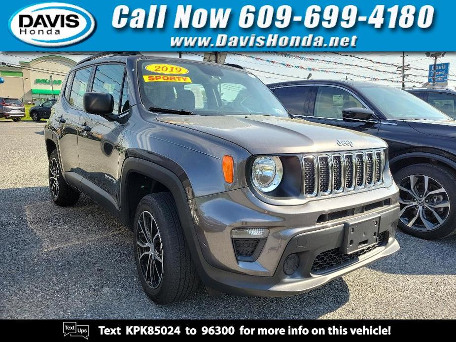 used 2019 Jeep Renegade car, priced at $17,200