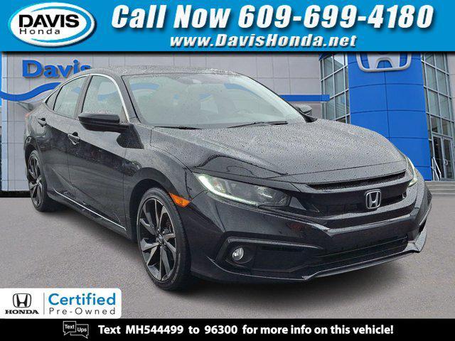 used 2021 Honda Civic car, priced at $20,581