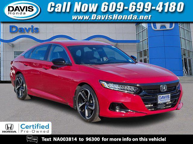 used 2022 Honda Accord car, priced at $24,037