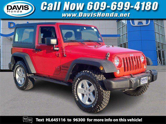 used 2017 Jeep Wrangler car, priced at $23,834