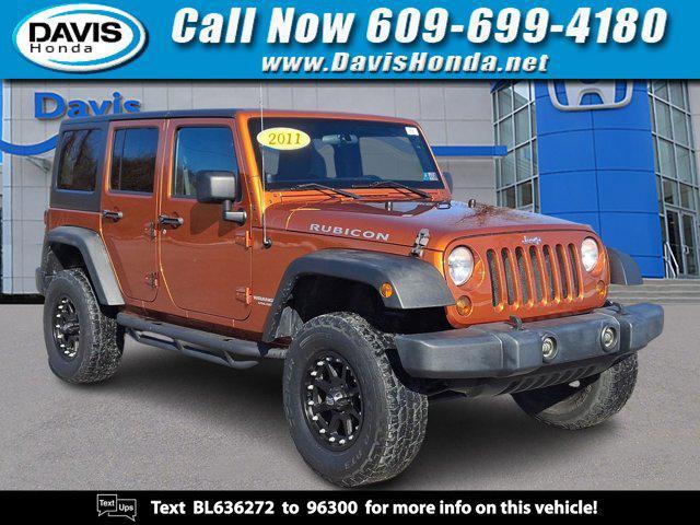 used 2011 Jeep Wrangler Unlimited car, priced at $17,991