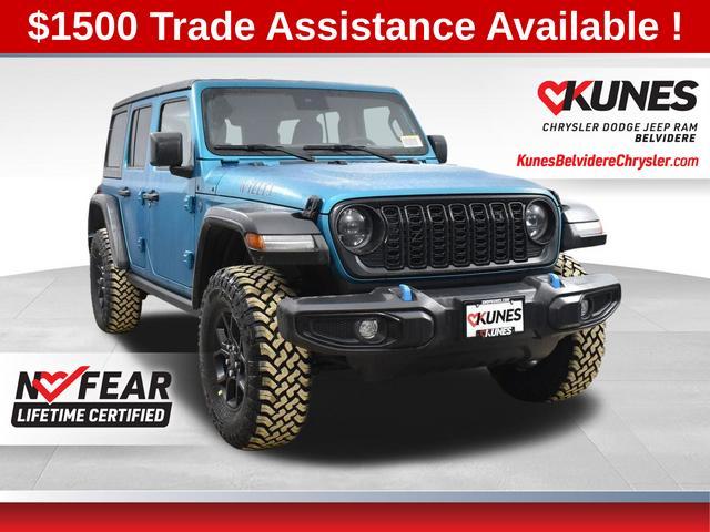 new 2024 Jeep Wrangler 4xe car, priced at $50,337