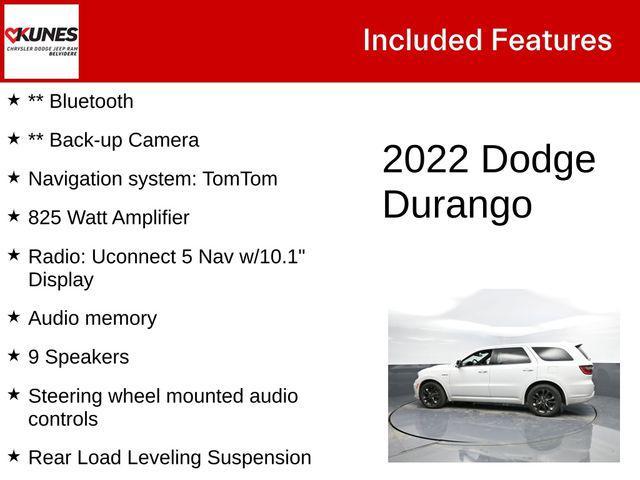 used 2022 Dodge Durango car, priced at $34,505