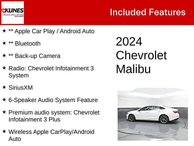 used 2024 Chevrolet Malibu car, priced at $19,767