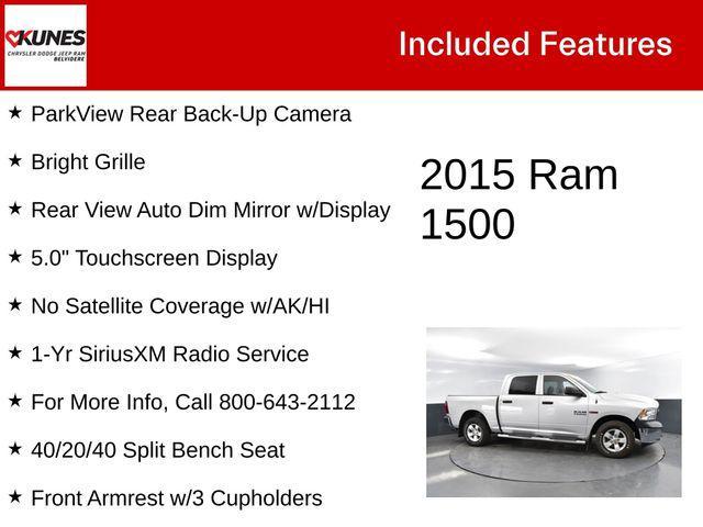 used 2015 Ram 1500 car, priced at $16,035