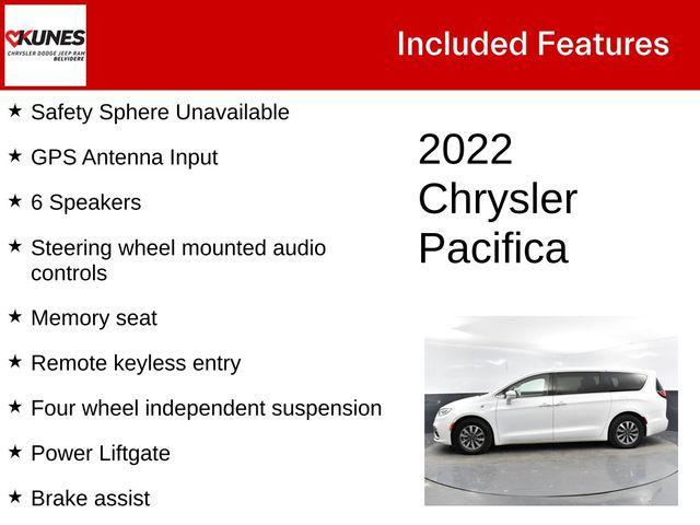 used 2022 Chrysler Pacifica Hybrid car, priced at $23,242