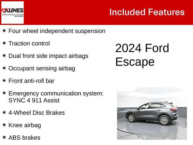 used 2024 Ford Escape car, priced at $24,448