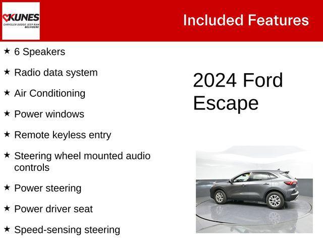 used 2024 Ford Escape car, priced at $24,448