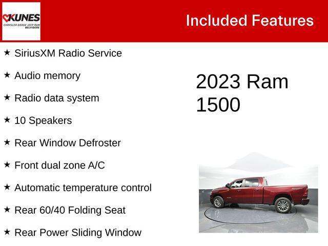 used 2023 Ram 1500 car, priced at $42,423