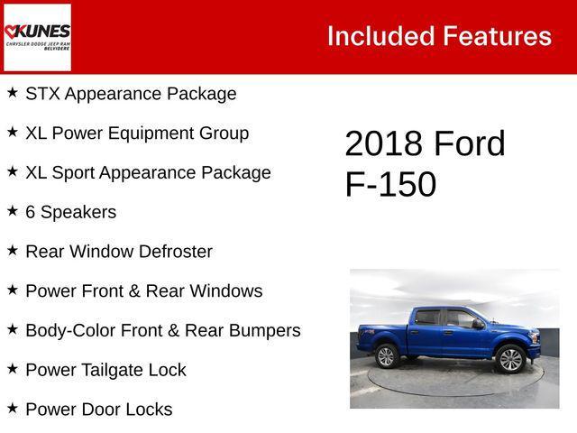 used 2018 Ford F-150 car, priced at $18,800