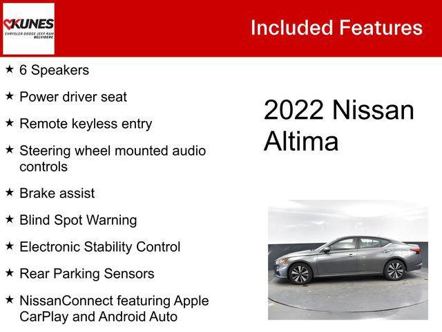 used 2022 Nissan Altima car, priced at $18,000