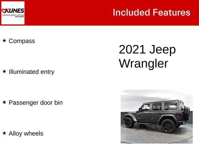 used 2021 Jeep Wrangler Unlimited 4xe car, priced at $28,900