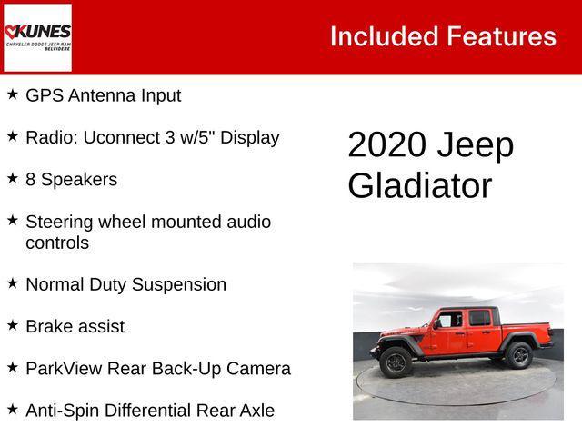 used 2020 Jeep Gladiator car, priced at $21,040
