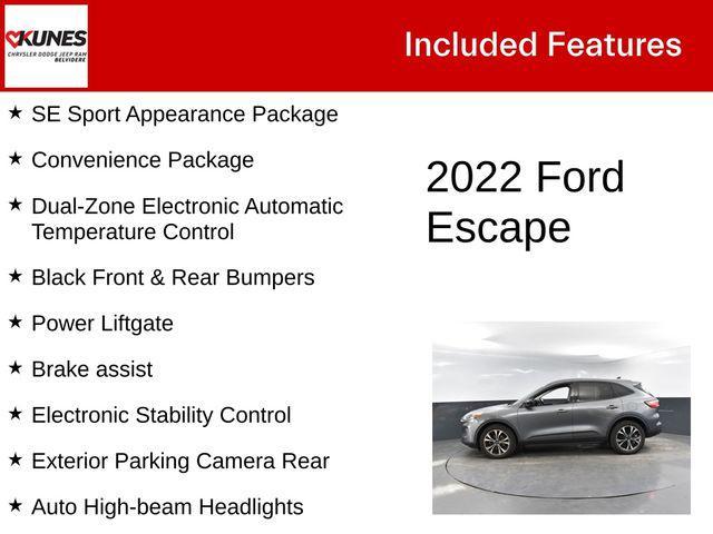 used 2022 Ford Escape car, priced at $23,561