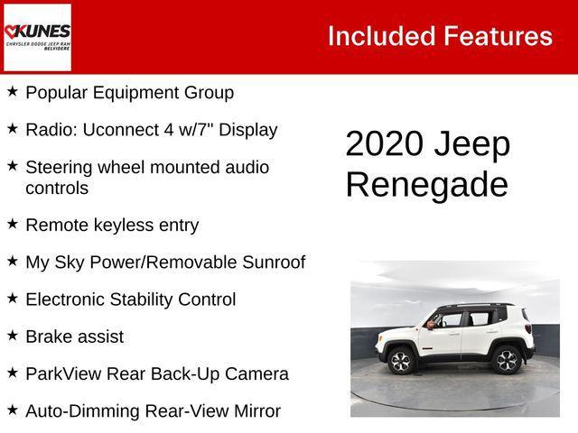 used 2020 Jeep Renegade car, priced at $21,500