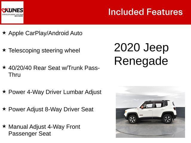 used 2020 Jeep Renegade car, priced at $21,500