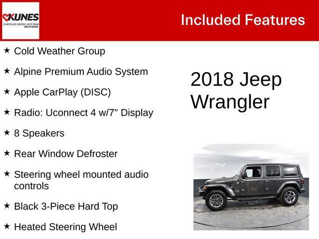 used 2018 Jeep Wrangler Unlimited car, priced at $24,100