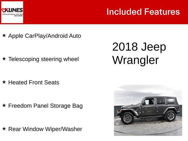 used 2018 Jeep Wrangler Unlimited car, priced at $24,100