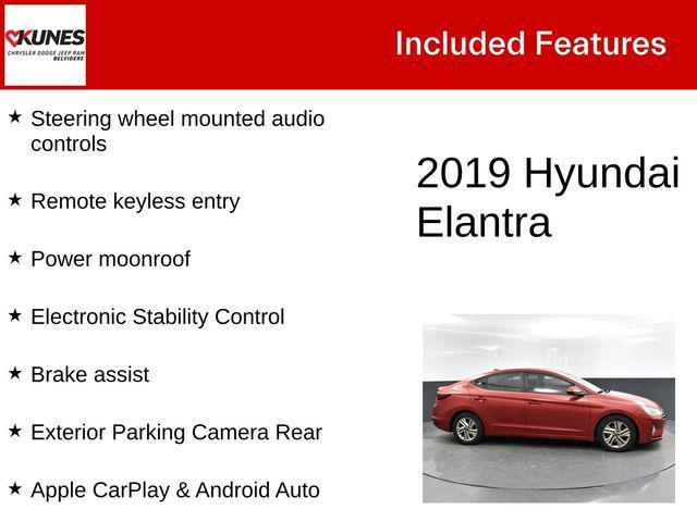 used 2019 Hyundai Elantra car, priced at $11,500