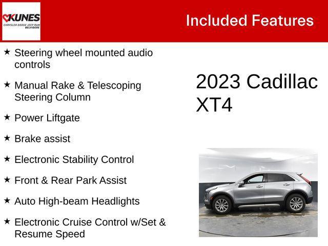 used 2023 Cadillac XT4 car, priced at $22,179