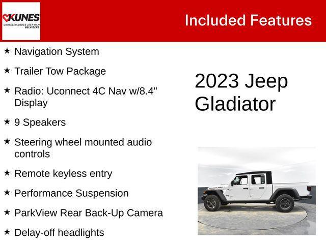 used 2023 Jeep Gladiator car, priced at $42,800