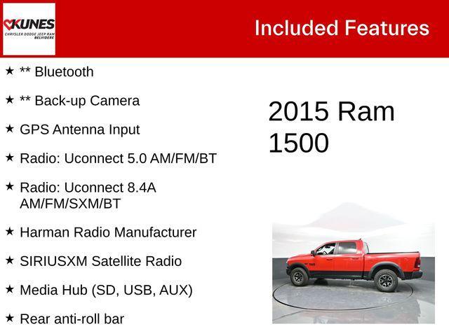 used 2015 Ram 1500 car, priced at $22,090
