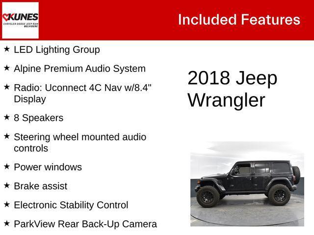 used 2018 Jeep Wrangler Unlimited car, priced at $34,995