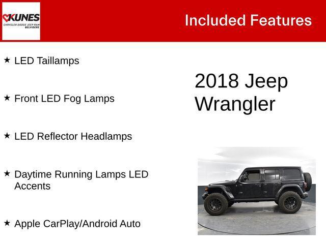 used 2018 Jeep Wrangler Unlimited car, priced at $34,995