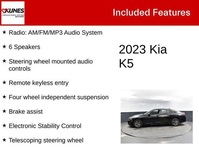 used 2023 Kia K5 car, priced at $20,396