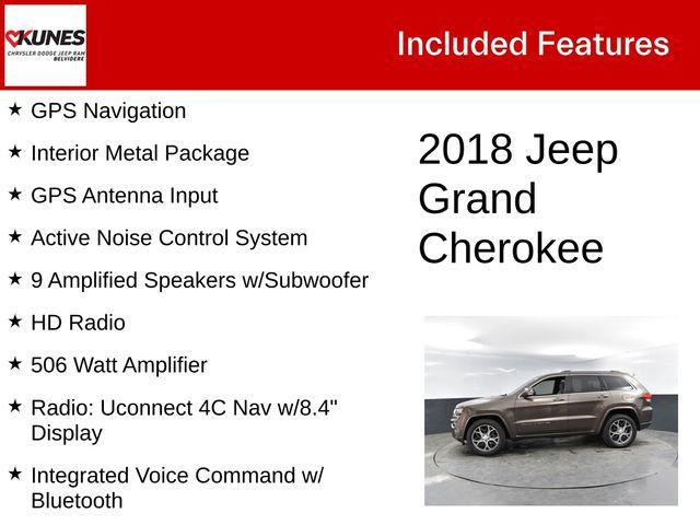 used 2018 Jeep Grand Cherokee car, priced at $17,737