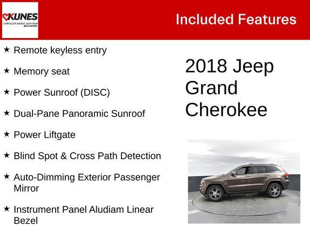 used 2018 Jeep Grand Cherokee car, priced at $17,737