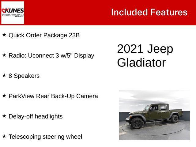 used 2021 Jeep Gladiator car, priced at $29,000