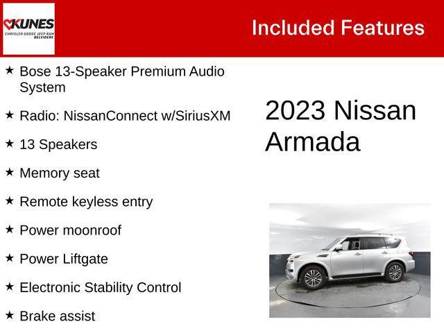 used 2023 Nissan Armada car, priced at $31,682