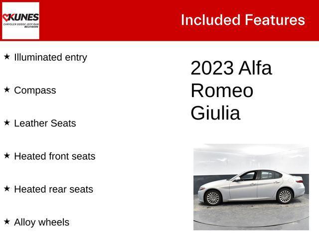 used 2023 Alfa Romeo Giulia car, priced at $25,500