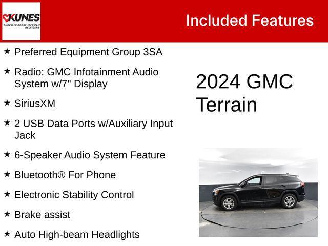 used 2024 GMC Terrain car, priced at $21,005