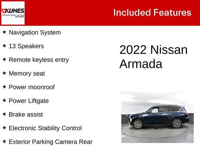 used 2022 Nissan Armada car, priced at $32,895