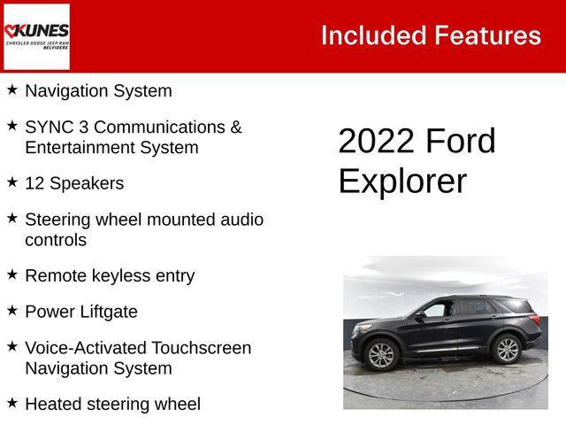 used 2022 Ford Explorer car, priced at $25,700