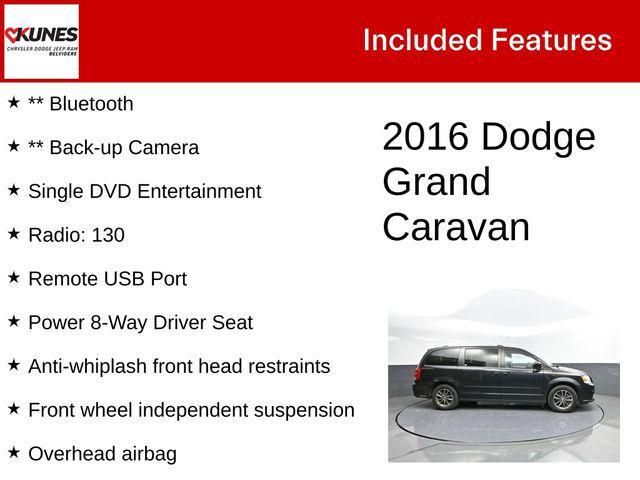 used 2016 Dodge Grand Caravan car, priced at $9,337