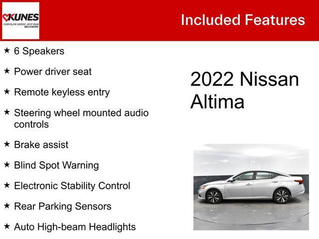 used 2022 Nissan Altima car, priced at $18,500