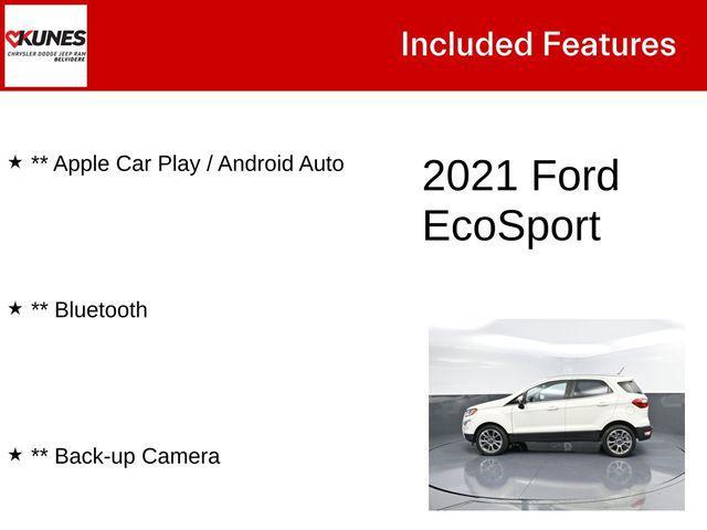 used 2021 Ford EcoSport car, priced at $17,999