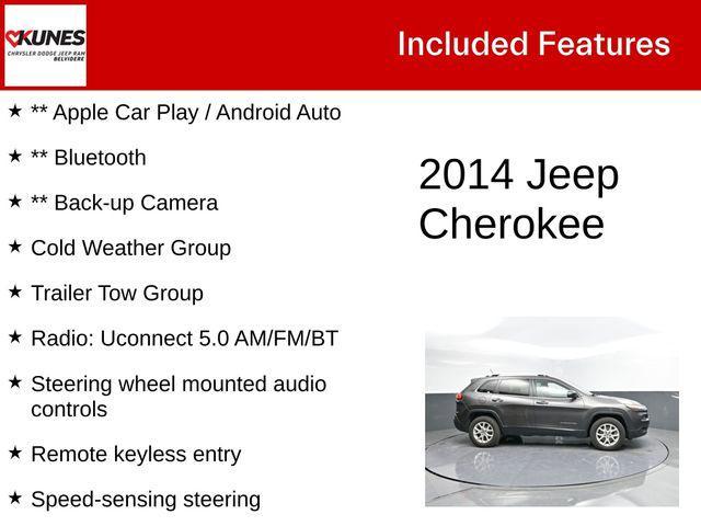 used 2014 Jeep Cherokee car, priced at $12,999