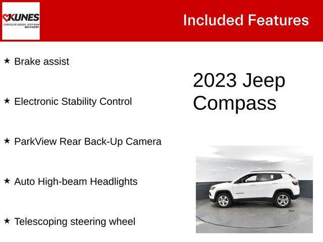 used 2023 Jeep Compass car, priced at $21,000