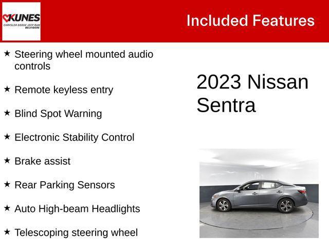 used 2023 Nissan Sentra car, priced at $17,162