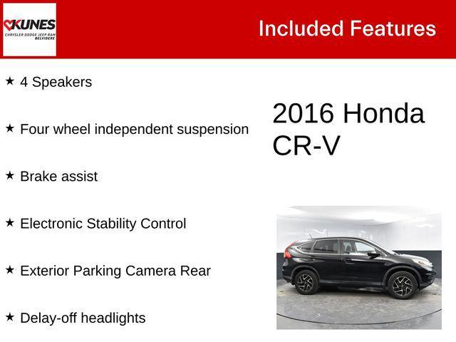 used 2016 Honda CR-V car, priced at $14,522