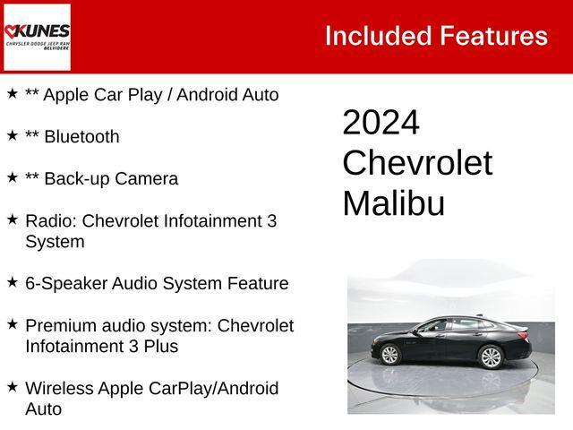 used 2024 Chevrolet Malibu car, priced at $19,682